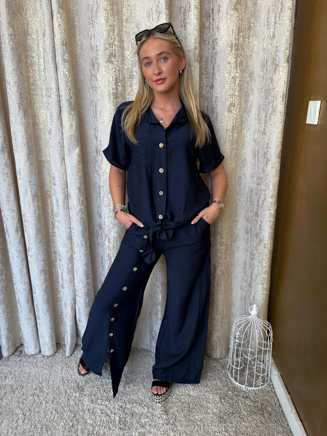 Jasmine Set Navy