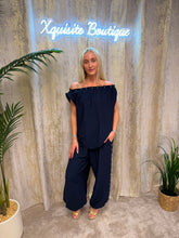 Load image into Gallery viewer, Samantha Set Navy

