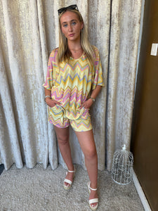 Leah Short Set Yellow
