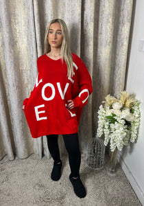 Love Jumper Red