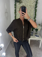 Load image into Gallery viewer, Liberty Bomber Jacket Brown
