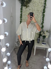 Load image into Gallery viewer, Liberty Bomber Jacket Cream
