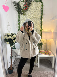 Tatum Hooded Jacket Cream