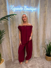 Load image into Gallery viewer, Samantha Set Burgundy
