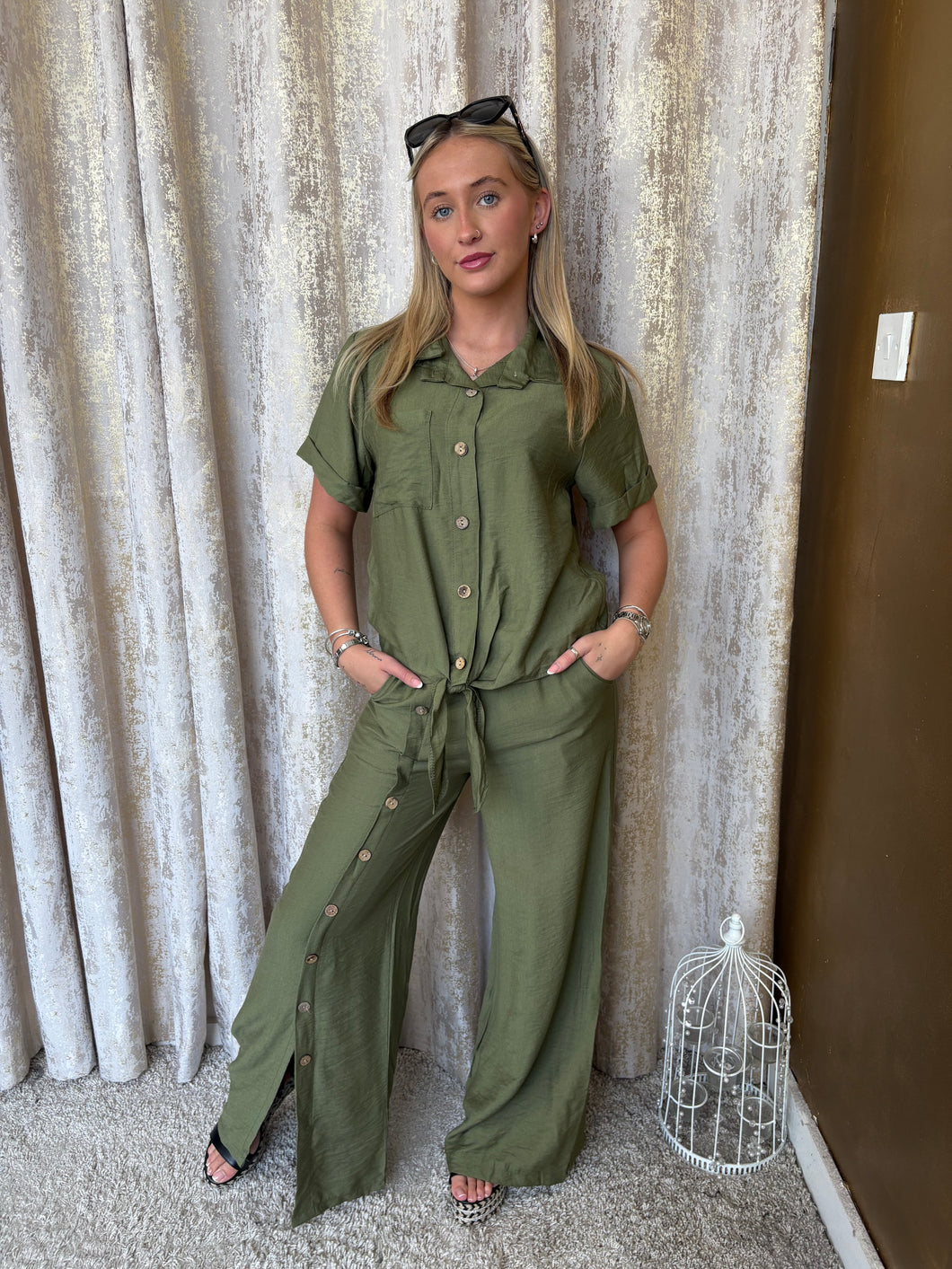 Jasmine Set Khaki