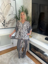 Load image into Gallery viewer, Harriet Zip Set Animal Print &amp; Polka Dot
