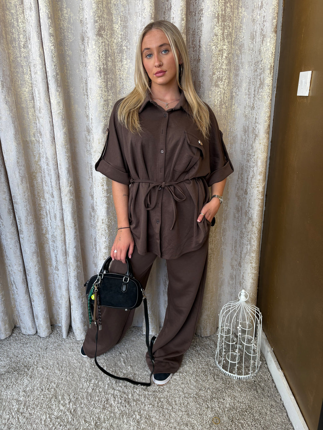 Amber Set Brown