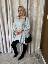 Load image into Gallery viewer, Ruby Jumper Dress Grey
