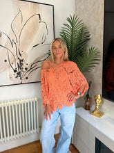 Load image into Gallery viewer, Coco Crochet Top Orange

