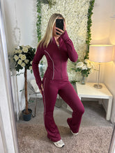 Load image into Gallery viewer, Olivia Sports Set Burgundy
