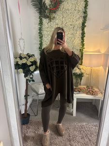 Hayley Sweatshirt Brown