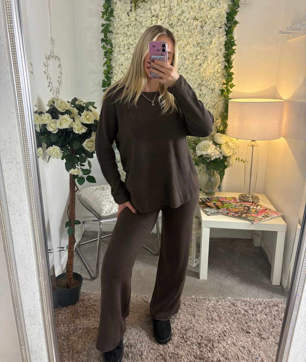 Hazel Lounge Set Brown