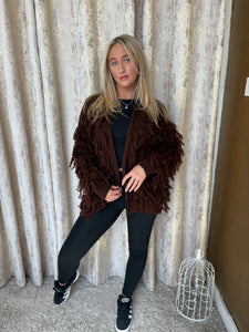 Rowan Cardigan Brown