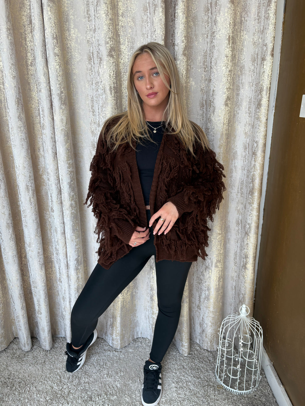 Rowan Cardigan Brown