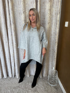 Ruby Jumper Dress Grey