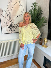 Load image into Gallery viewer, Coco Crochet Top Lemon
