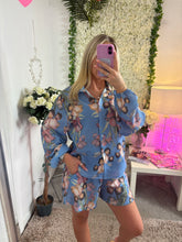 Load image into Gallery viewer, Livia short set blue

