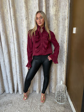 Load image into Gallery viewer, Ruby Blouse Wine
