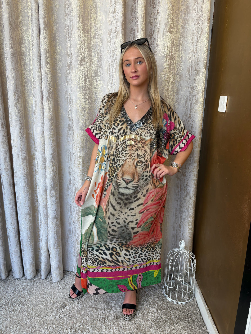 Paloma Dress Animal Print