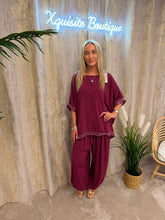 Load image into Gallery viewer, Evie Set Burgundy
