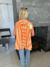 Load image into Gallery viewer, Amber Top Orange &amp; Beige
