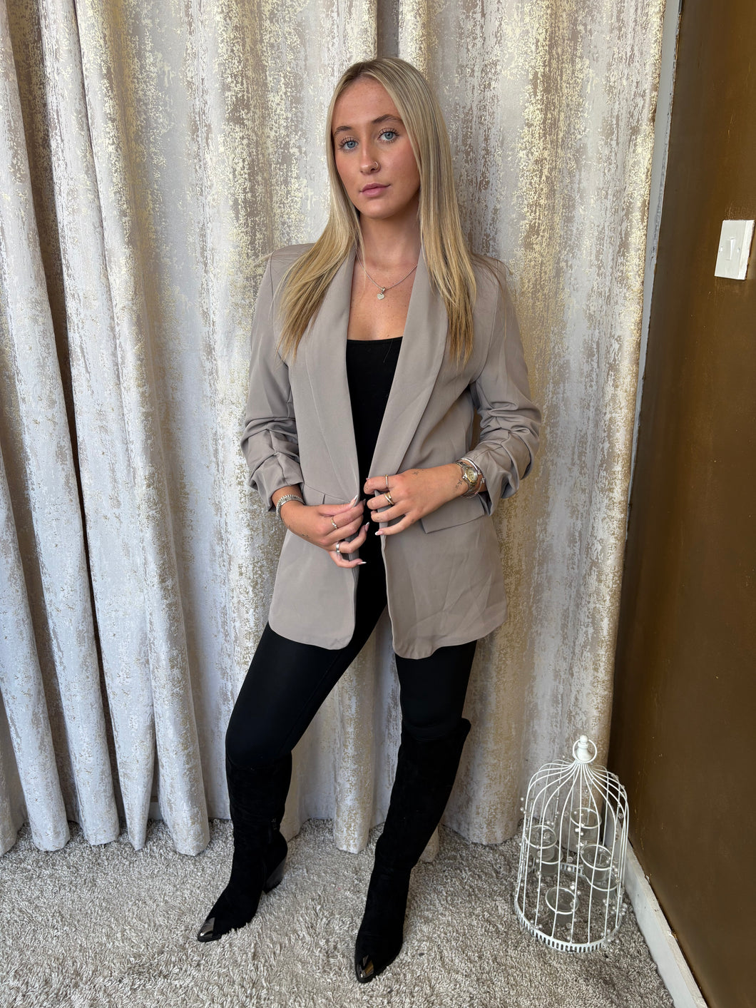 Mia Blazer Beige