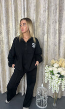Load image into Gallery viewer, Xquisite Quarter Zip Jumper Black

