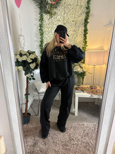 Los Angeles Tracksuit Black