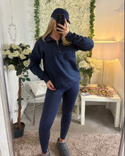 Load image into Gallery viewer, New York 1/4 Zip Jumper Navy
