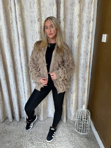 Rowan Cardigan Tan