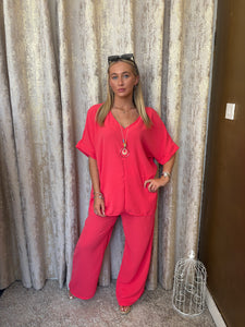 Nola Necklace Set Pink