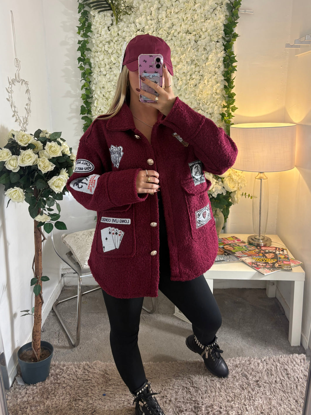Lucy Jacket Burgundy