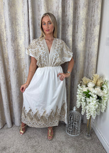 Evie Dress White