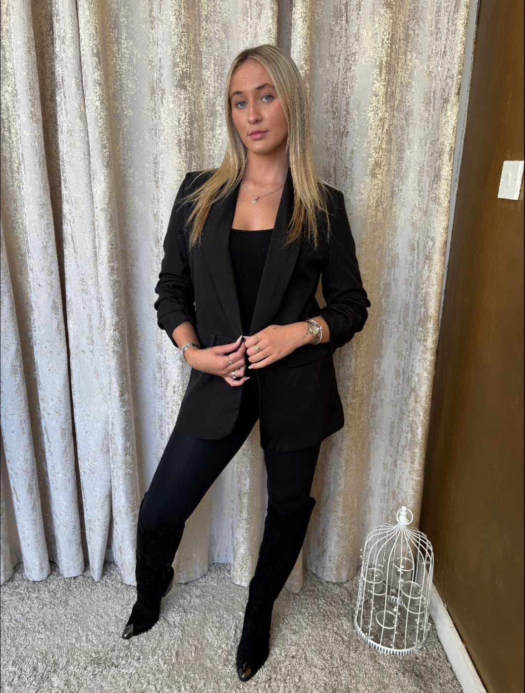 Mia Blazer Black