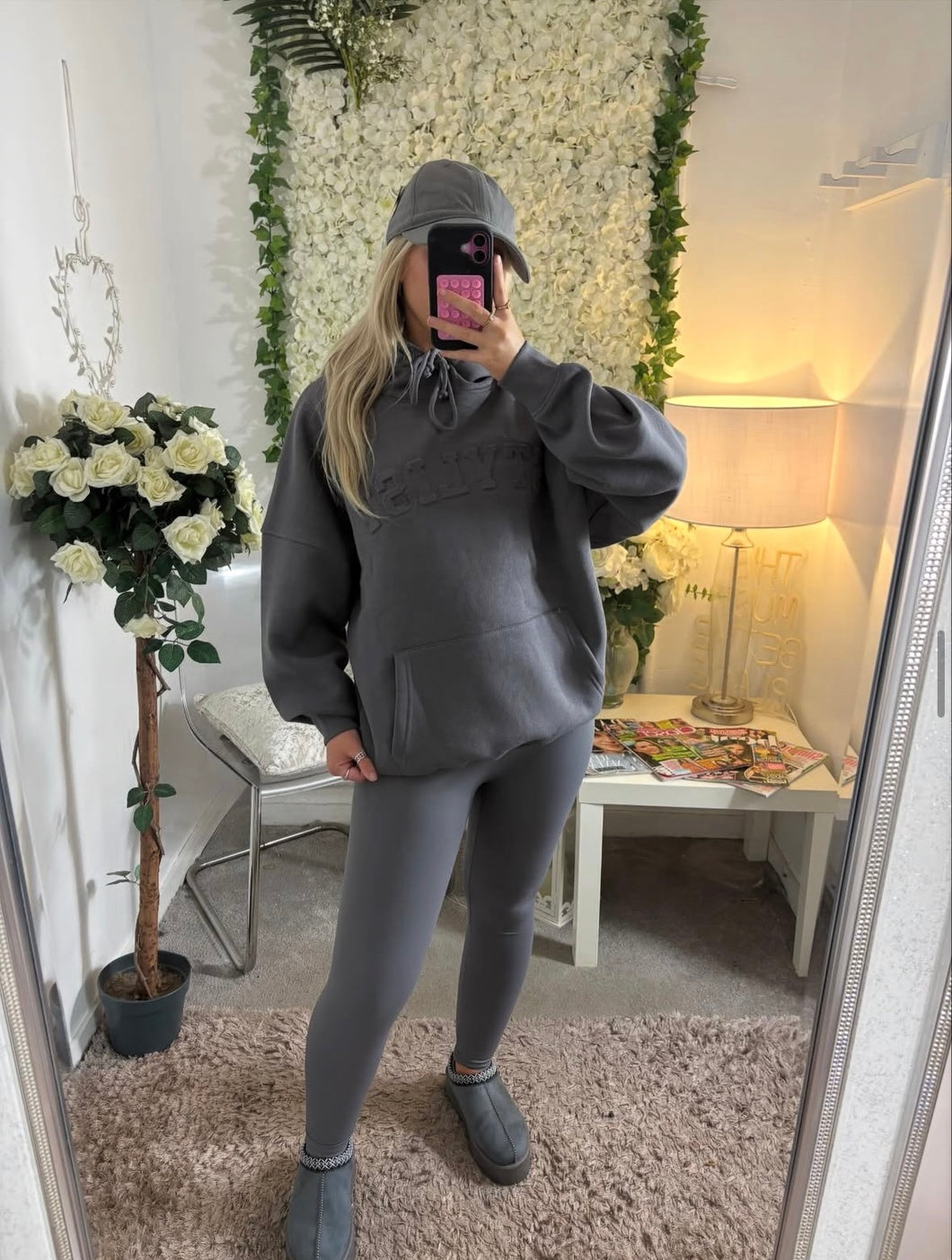 Stylish Hoodie Grey